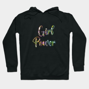 Girl Power flower Design Hoodie